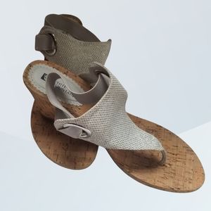 WHITE MOUNTAIN Wedges Cork Sandals